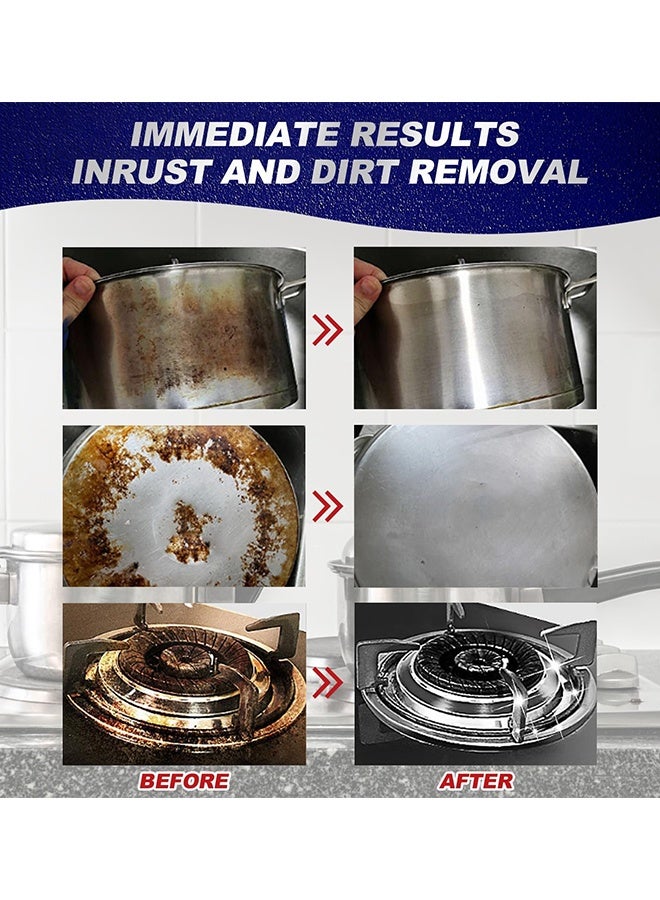 ويليام وير واكس تنظيف الفولاذ المقاوم للصدأ، معجون تنظيف الفولاذ المقاوم للصدأ، منظف واكس الفولاذ المقاوم للصدأ 3 في 1 لإزالة الشحوم وتنظيف المعادن وتلميعها، معجون تنظيف الفولاذ المقاوم للصدأ بتقنية النانو السحرية - آمن على الأسطح، معجون تنظيف الفولاذ المقاوم للصدأ للأجهزة - Image 5